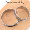 Home Baking Muffins and Tarts Rings Practical Stainless Steel Nonstick Baking Rings for Muffins Crumpet and Tarts
