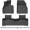 TPE Full Coverage Car Floor Mats Fit BYD Sealion 7 2024-2026 Waterproof Anti-slip Custom Auto Foot Liners EV Interior Protector