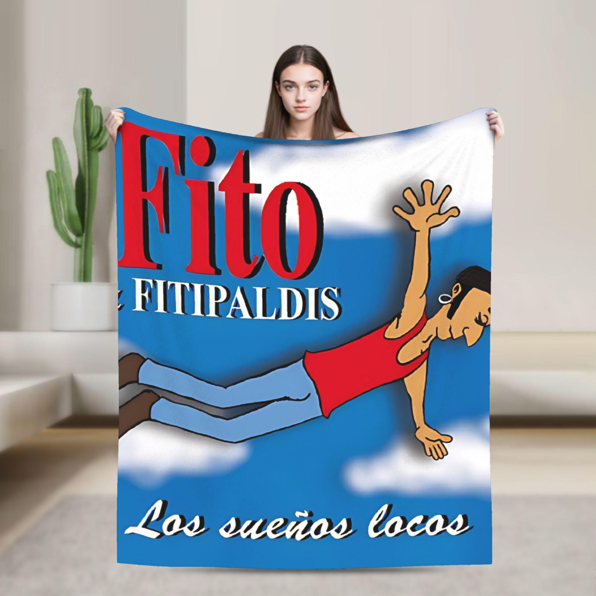 

Fitos Fitipaldis Band Band Rock Spanish Blanket Warm Soft Fluffy Plush Throw Blanket For Couch Bed Flannel Bedspread Bed Cover 75x100cm (30x40inch)