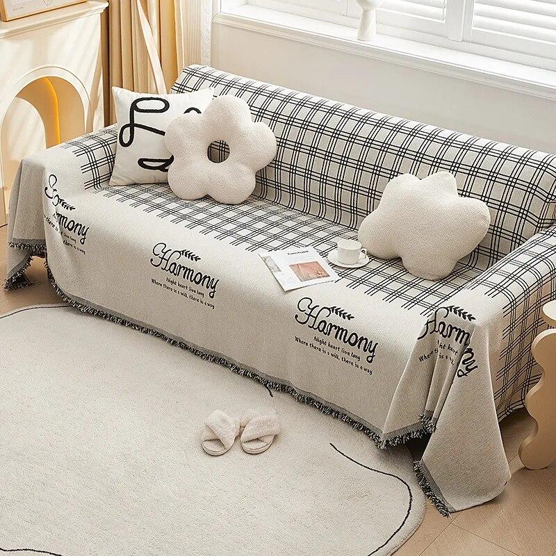 

Чехол для дивана из синели, универсальное диванное полотенце, пыленепроницаемый чехол для диванной подушки, защитный чехол от царапин для кошек, диванное одеяло, ковер 180x130cm1pcs