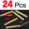 MNFT 24PCS 4.5*37mm Fishing Night Fluorescent Lightstick Light Night Float Rod Light For 24hours  High Quality  Fishing Tackle
