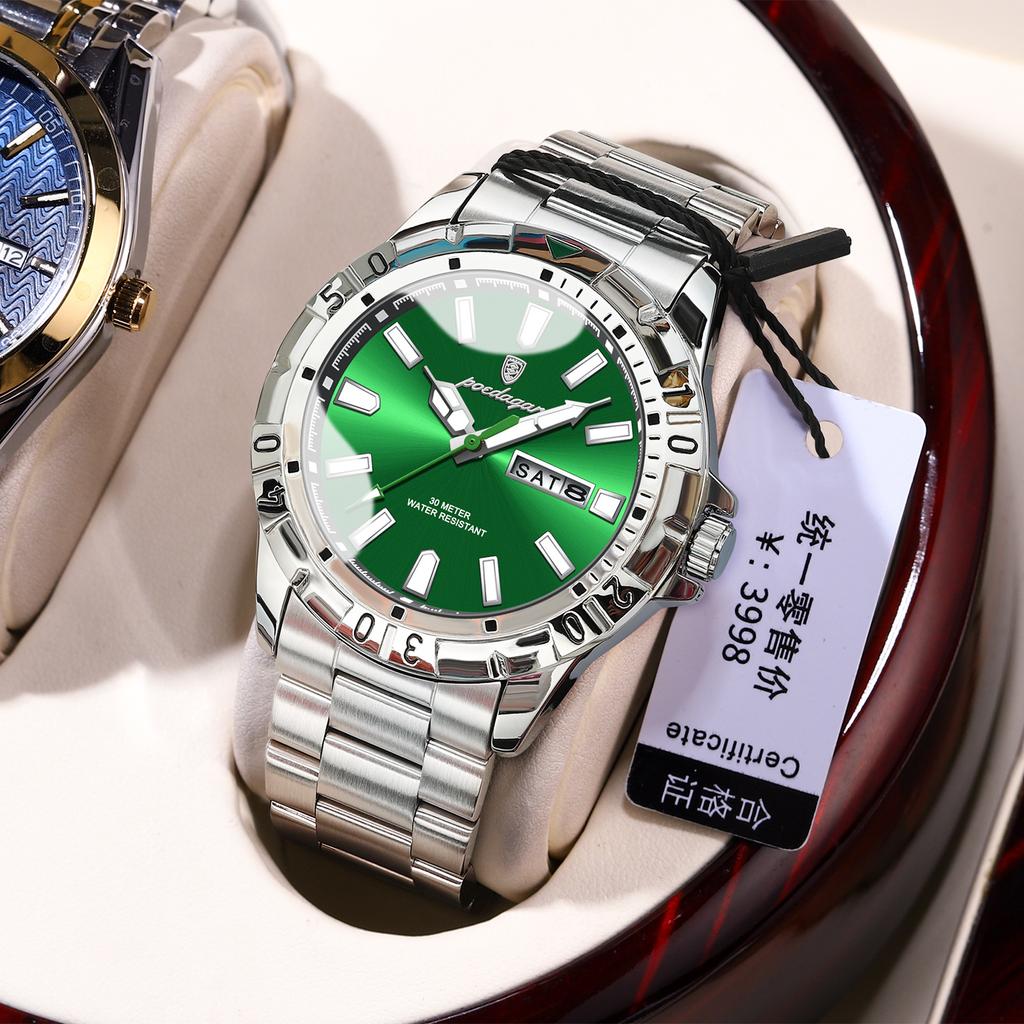 Luxury Men'S Watch Super Luminous Quartz Watch
