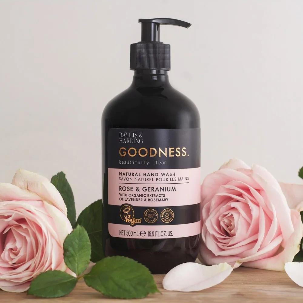 [BAYLIS&HARDING] Goodness Rose & Geranium Hand Wash 500ml
