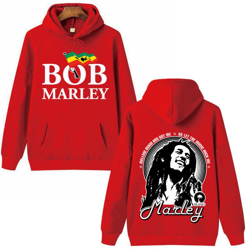 Bob Marley Hoodie Man Woman Harajuku Hip Hop Pul
