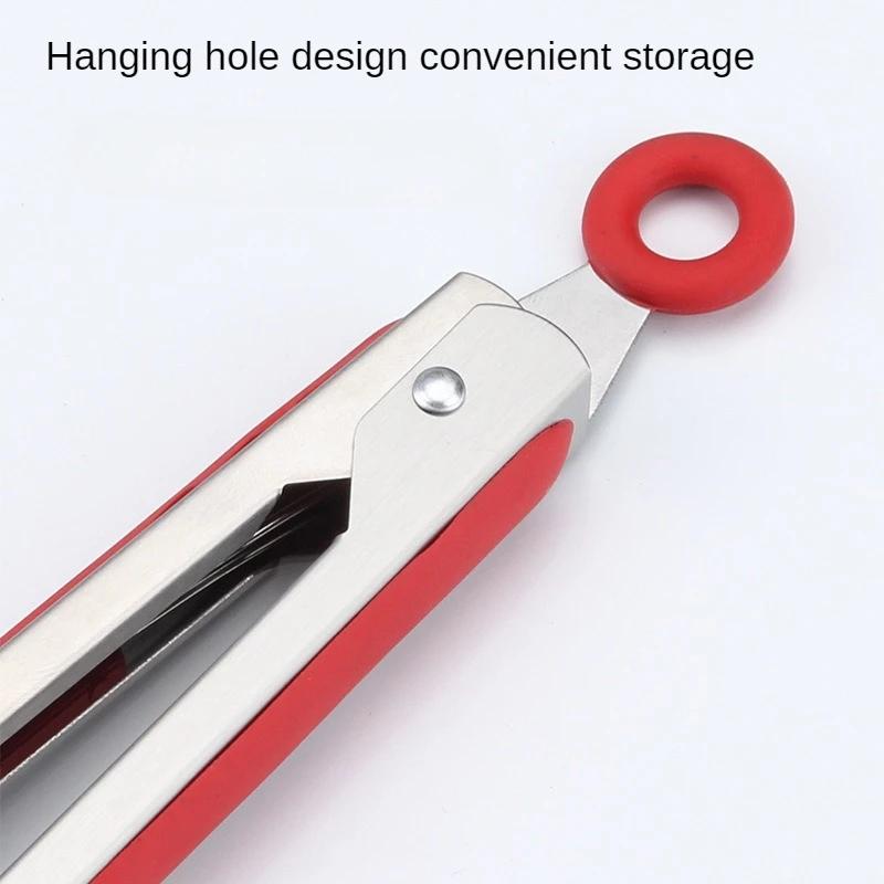 Silicone Food Clip Outdoor BBQ Barbecue Clip Steak Clip Camping Barbecue Buffet Clip