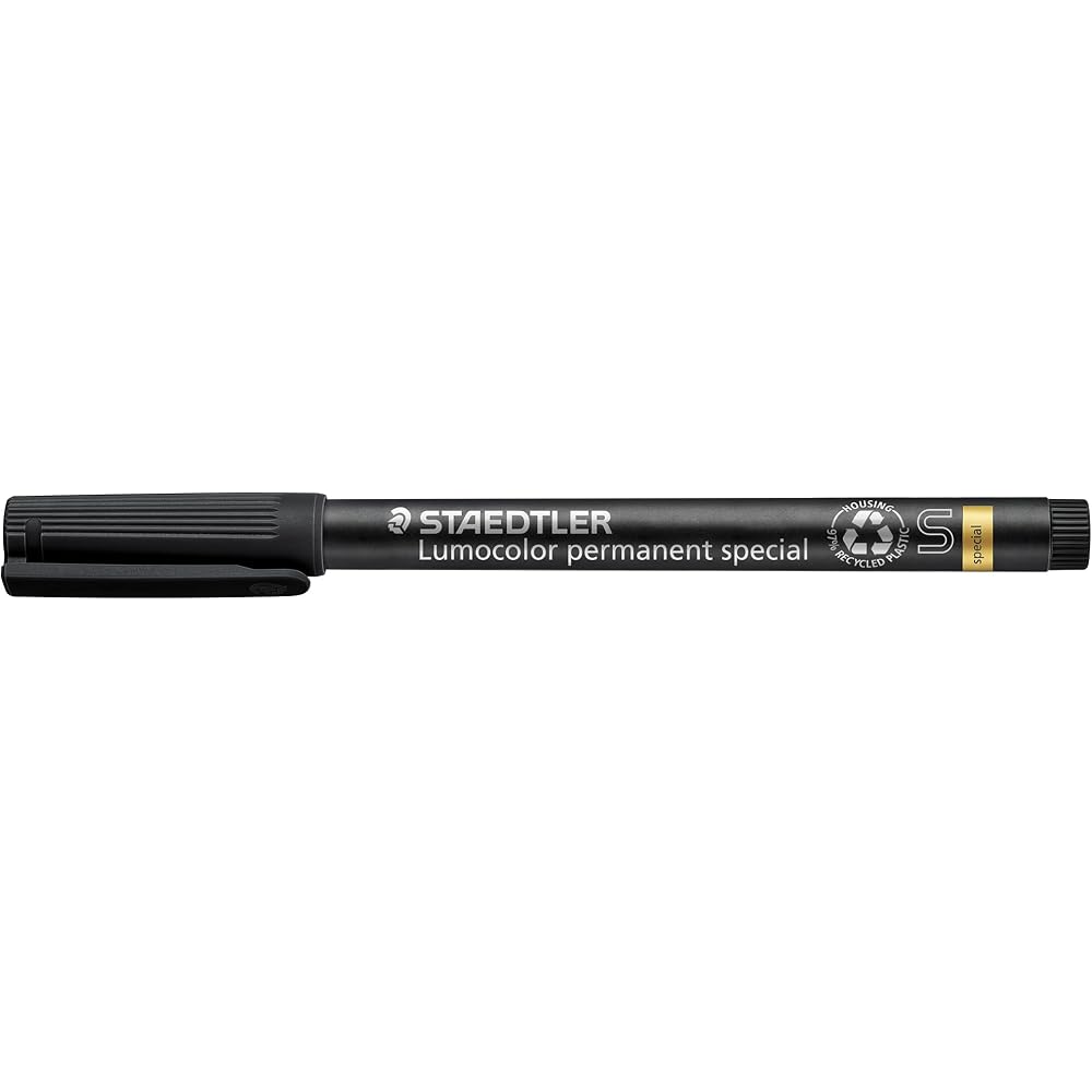 [Pearl] Water Repellent Ellens Compatible Marker Staedtler Pen 319S Black Black Japan F (-)