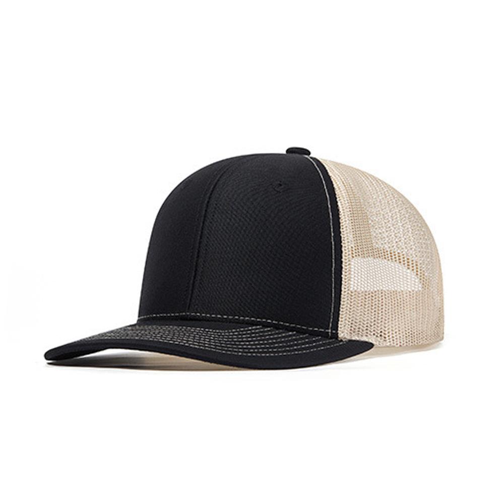 Customized Printed Logo Slightly Curved Brim Duck Tongue Hat Women's Outdoor Sunshade Net Caps Men's Hiking Baseball Hats