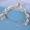 Handmade Fairy Flower Leaf Crowns Photoshoot Wedding Fairycore Elvens Hair Jewelry  for Women