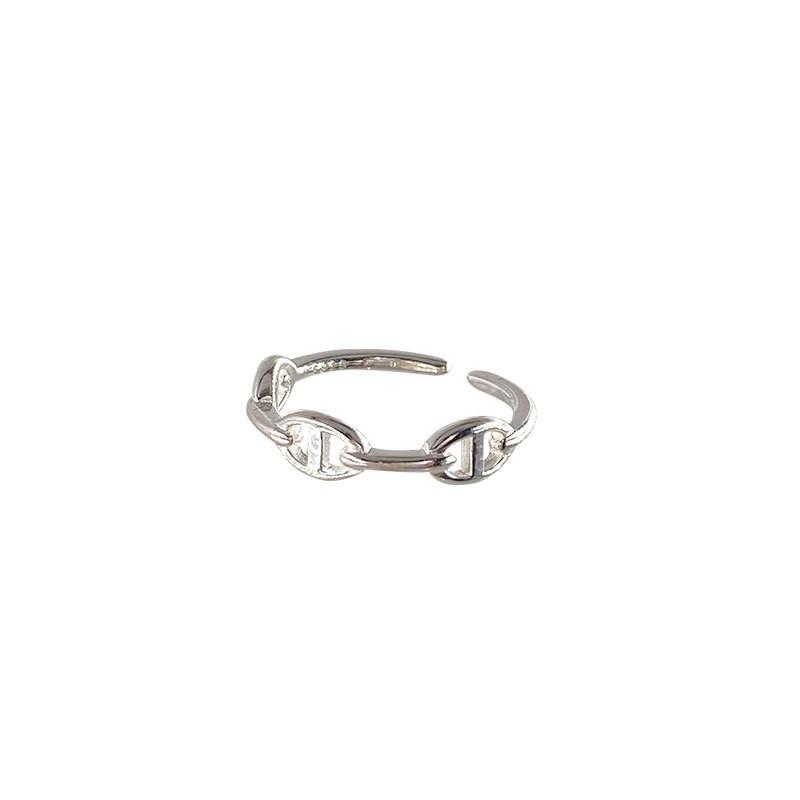 Finger Unique Copper Ring For Women In Trendy Ins Style With Adjustable Fit