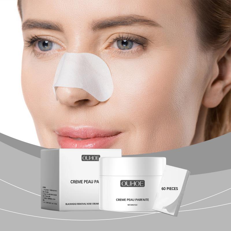 Control Blackhead Remover Cream Pore Tightening Oil Control Moisturizing Gentle Cleaning Daily Skincare Use