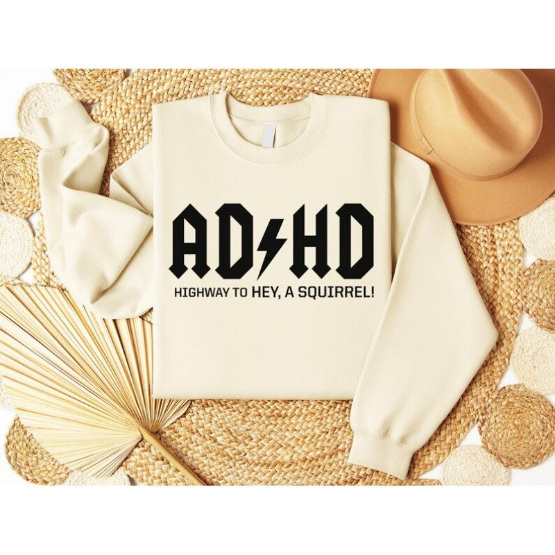 ADHD ACDC Sweatshirt Adhd Hoodie For Friends