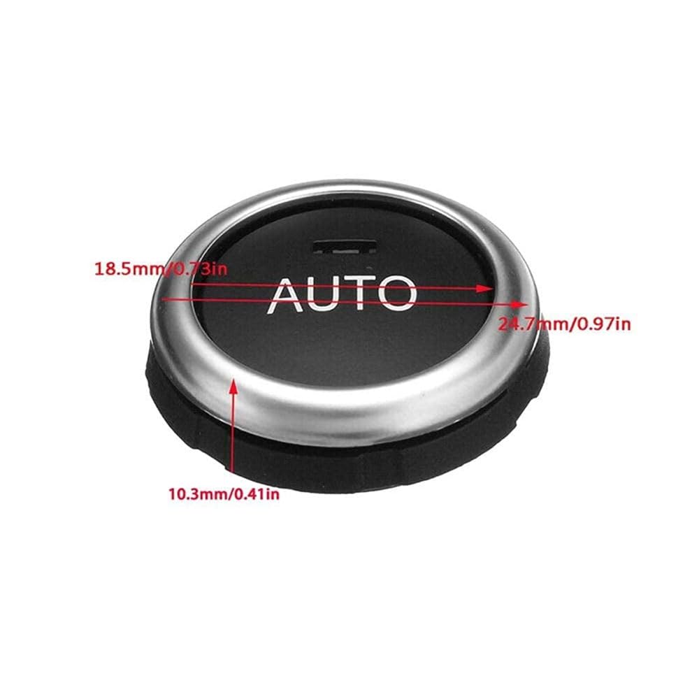 Rear Air Conditioning ac Temperature Adjustment Heat Control Switch AC Rotary Knob for BMW 5 6 7 Series F10 F06 F12 F07 F01 F02 6131 9393 931