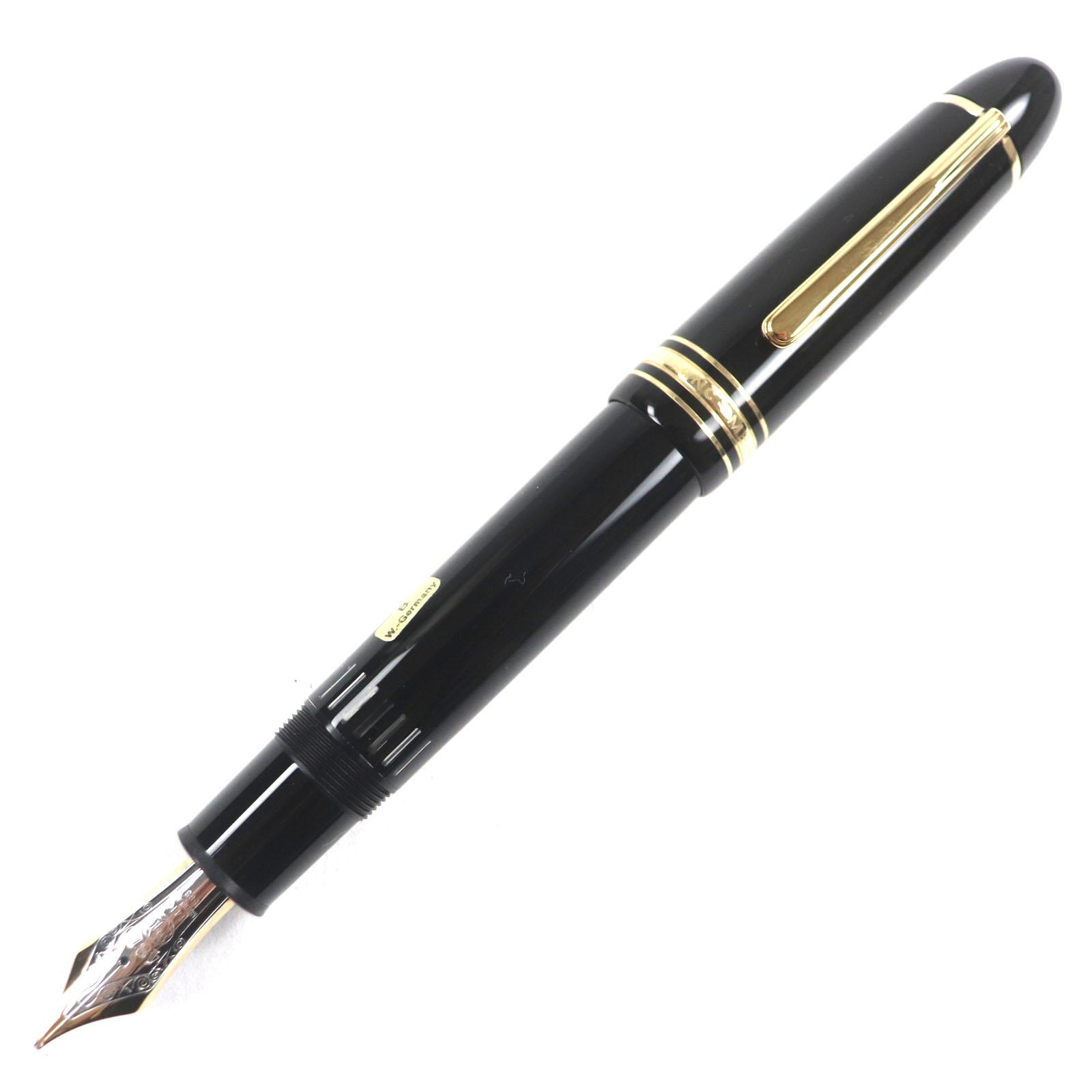 

Відмінна пір яна ручка MONTBLANC Meisterstck 149 біла зірка Чорне золото 14К Вживана