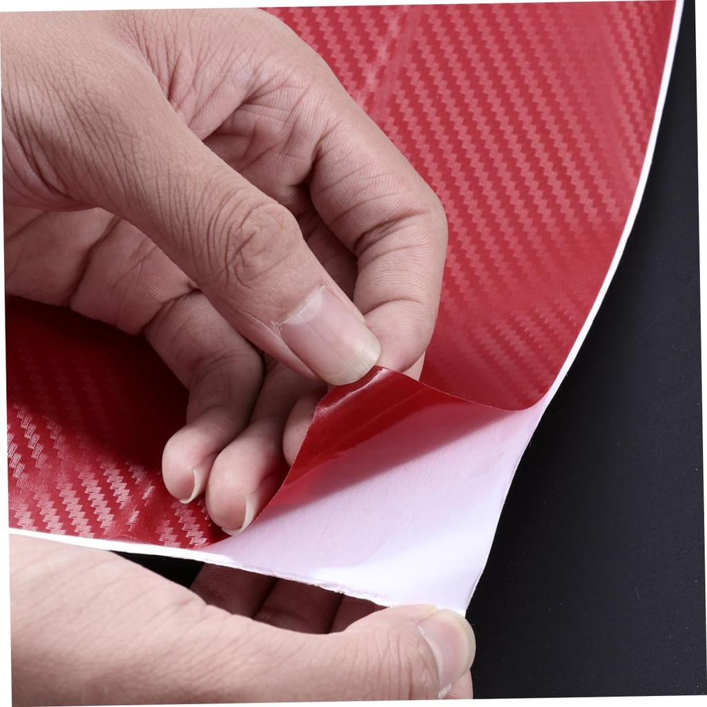 AKOOSY Roll Carbon Fiber Red Vinyl for Car