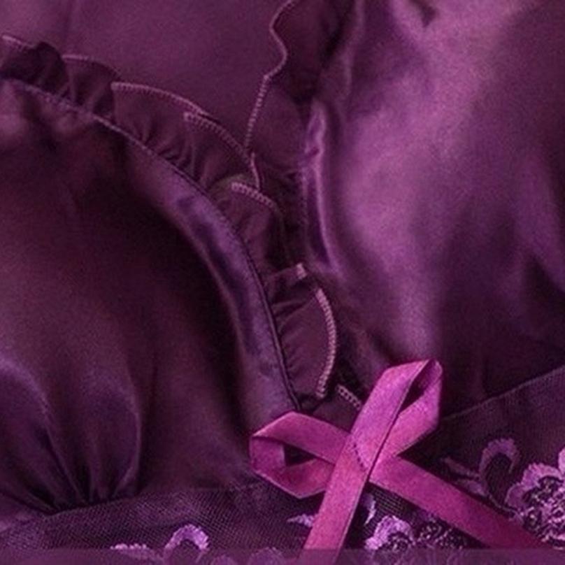 Women Summer Sling Pajamas Sex Appeal Lingerie Simulation Silk Temptation Vest Nightdress