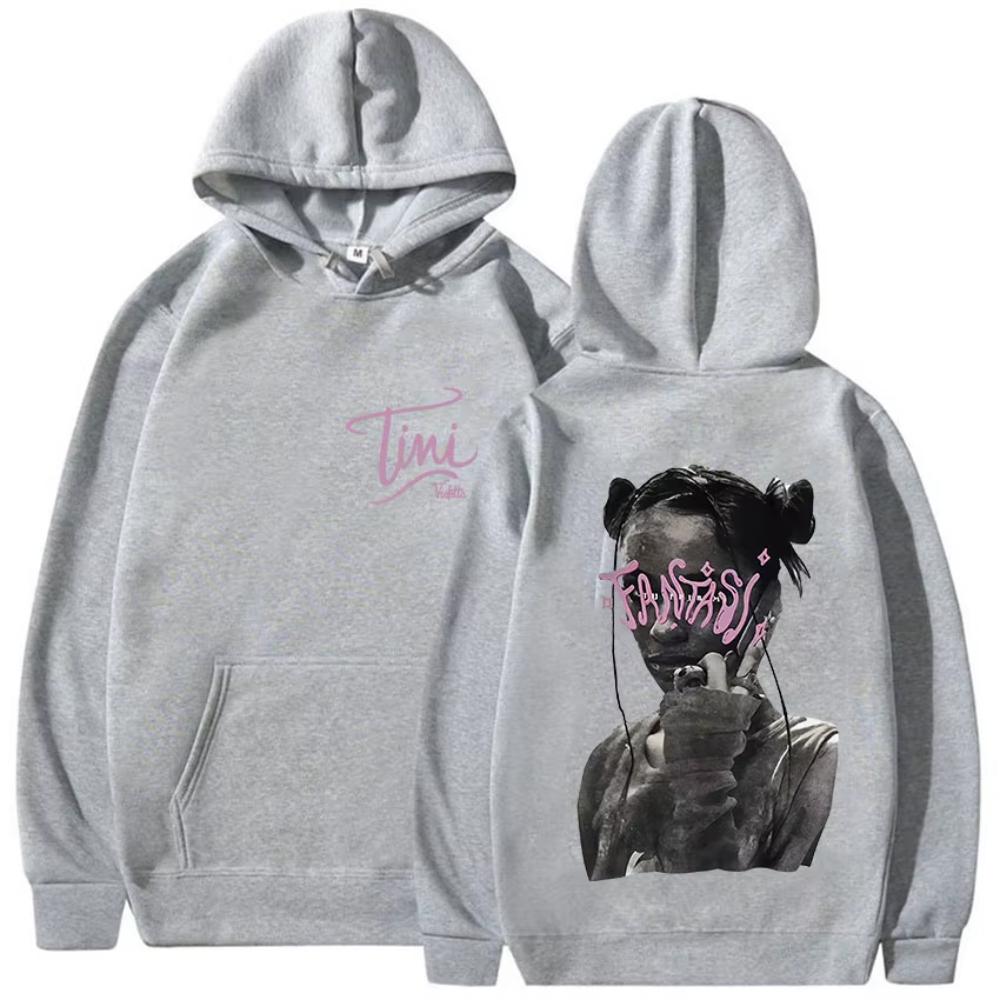 Sängerin TINI STOESSEL Futtura Tour Album Hoodies Unisex Harajuku Ästhetik Stil Sweatshirt Oversized Pullover Kapuzenpullover