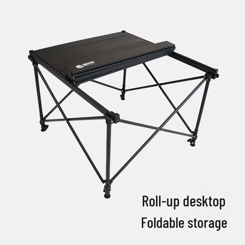 Quyu Bang Light Luxury Height-Adjustable Roll-Up Camping Table
