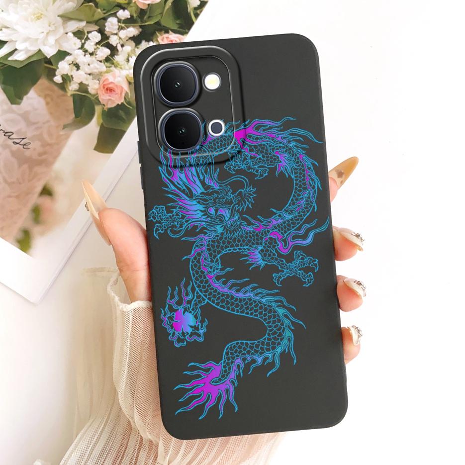 For Vivo Y31d 4G Case V2543 Stylish Girls Butterfly Painted Cover Soft TPU Phone Case For Vivo Y51 Pro 5G V2544 Vivo Y500i Shell