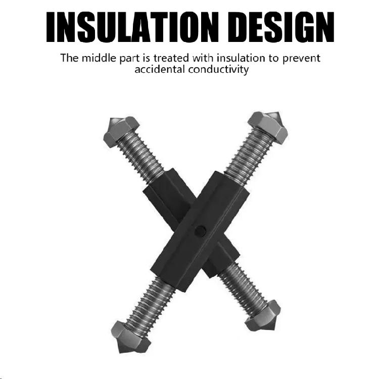 10Pcs Wall Electrical Box Screw Support Rod Adjustable Cassette Screws with Wrench Wall Switches Box Repair Device