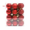24 Pieces Christmas Balls Ornaments Christmas Tree Decoration Balls for Wreath Garland Holiday Anniversary Yard Celebration