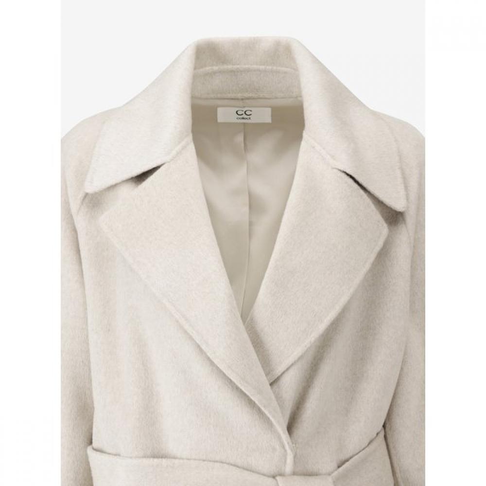 Gürtelter Handgemachter Langer Mantel C254msg176