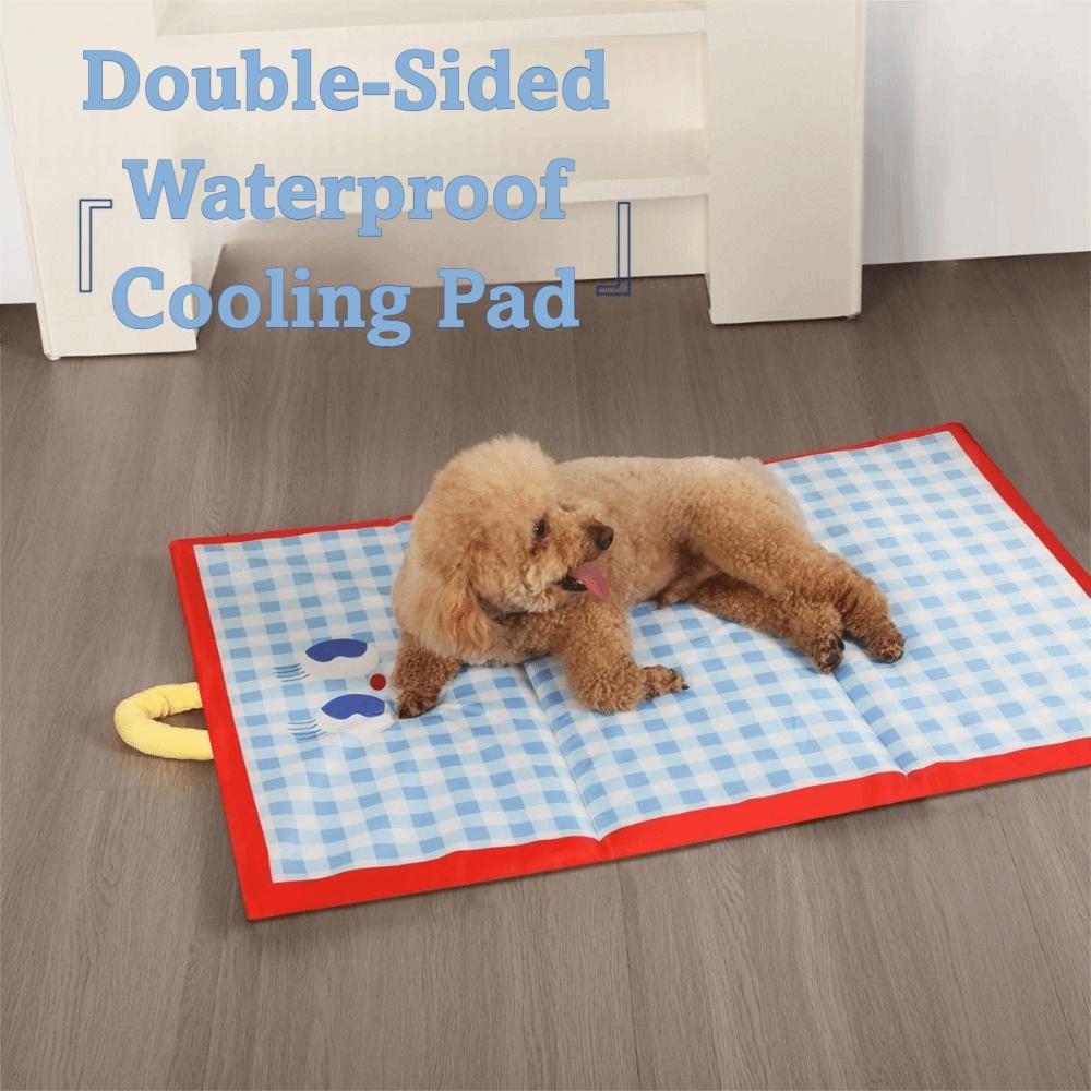 Anti-scratch Pet Cooling Mat Cartoon Dog Cold Bed Mat Washable Dog Cat Sleeping Pad Sleeping Tool