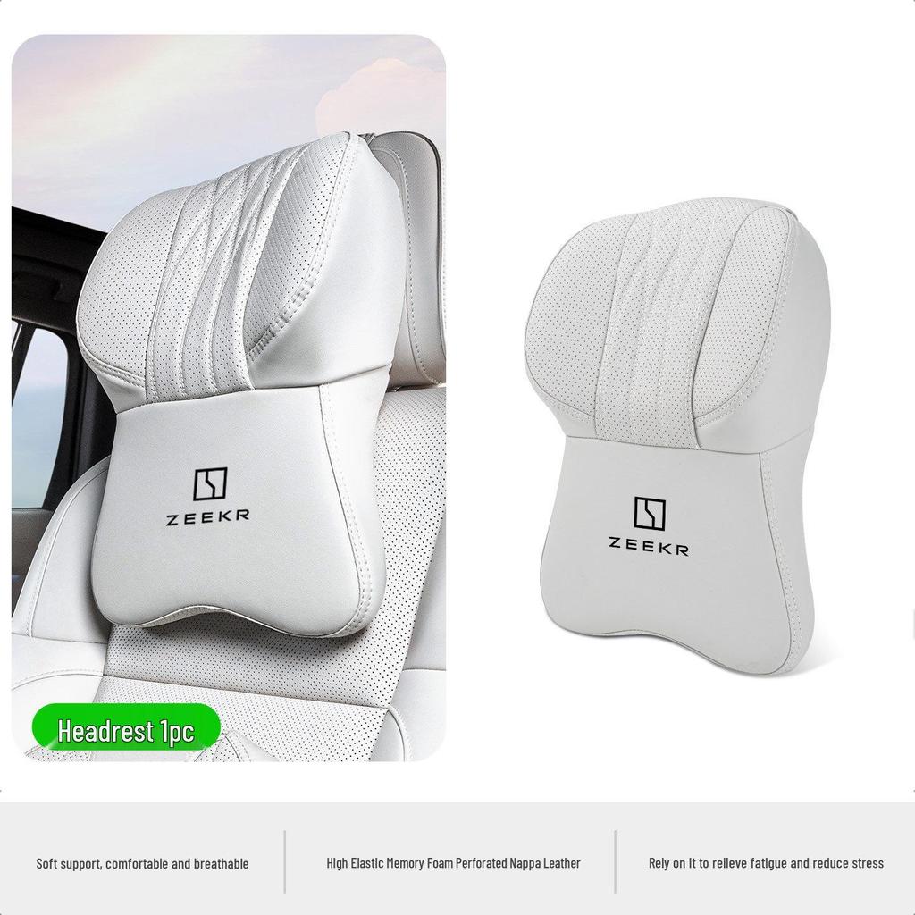 Zeekr 001/009/007 Car Headrest Neck & Lumbar Support Pillow Cushion