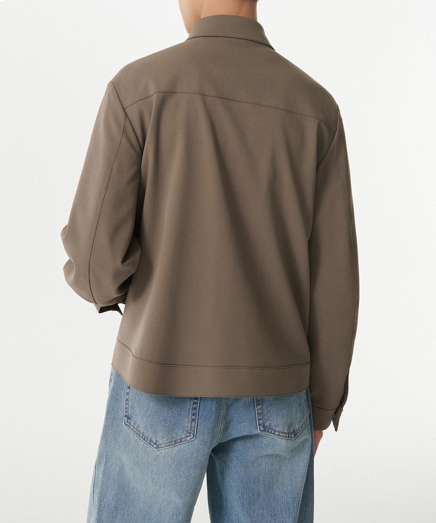 Musinsa Standard Relaxed Minimal Jacket [Light Brown]