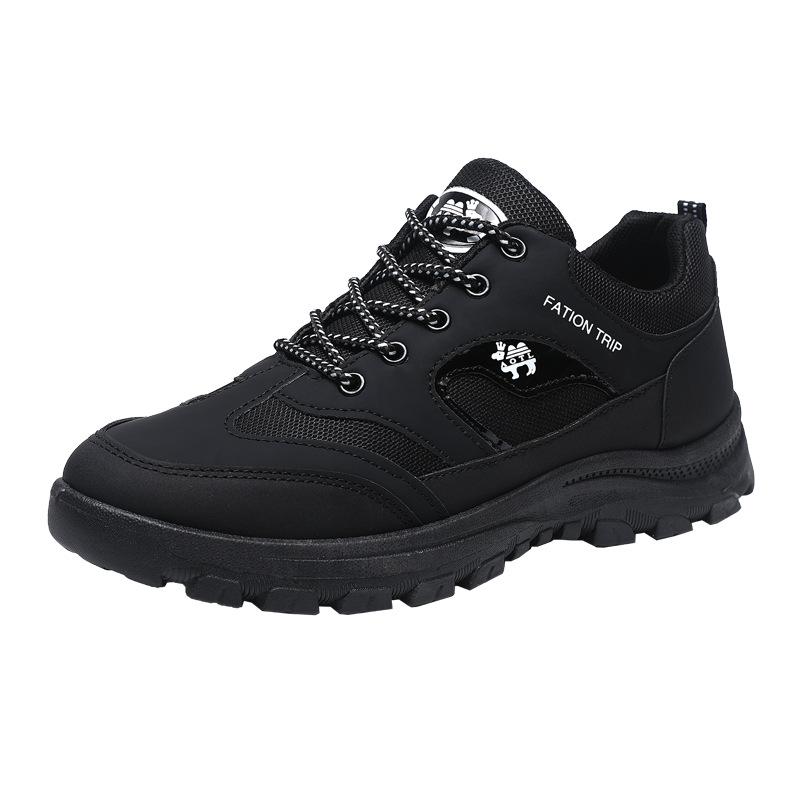 Outdoor hiking shoes large size men's shoes summer single cotton same breathable comfortable labor insurance shoes casual sports shoes