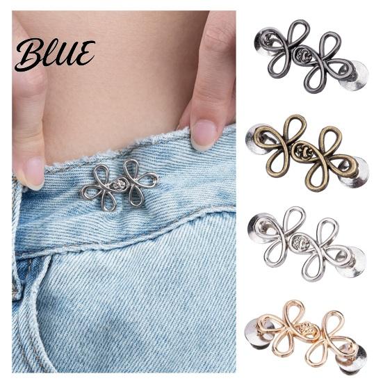 Einfacher Taillenstraffer Knopfversteller Knopf Locker Abnehmbar Sechsblättriger Hosen Jeans Knopf Kein Nähen Erforderlich Schnalle Kleidungszubehör Nähen