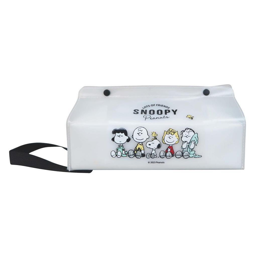 Meiho Snoopy Taschentuchbox Durchscheinend SN252, Milchig, Material,