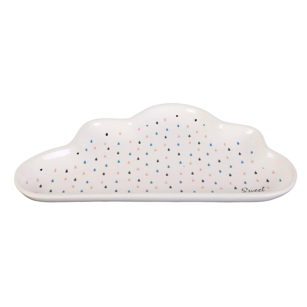Les Trésors De Lily [A1711] - Multicolored Ceramic 'Nuage' Storage Cup (sweet Dreams) - 24x14cm