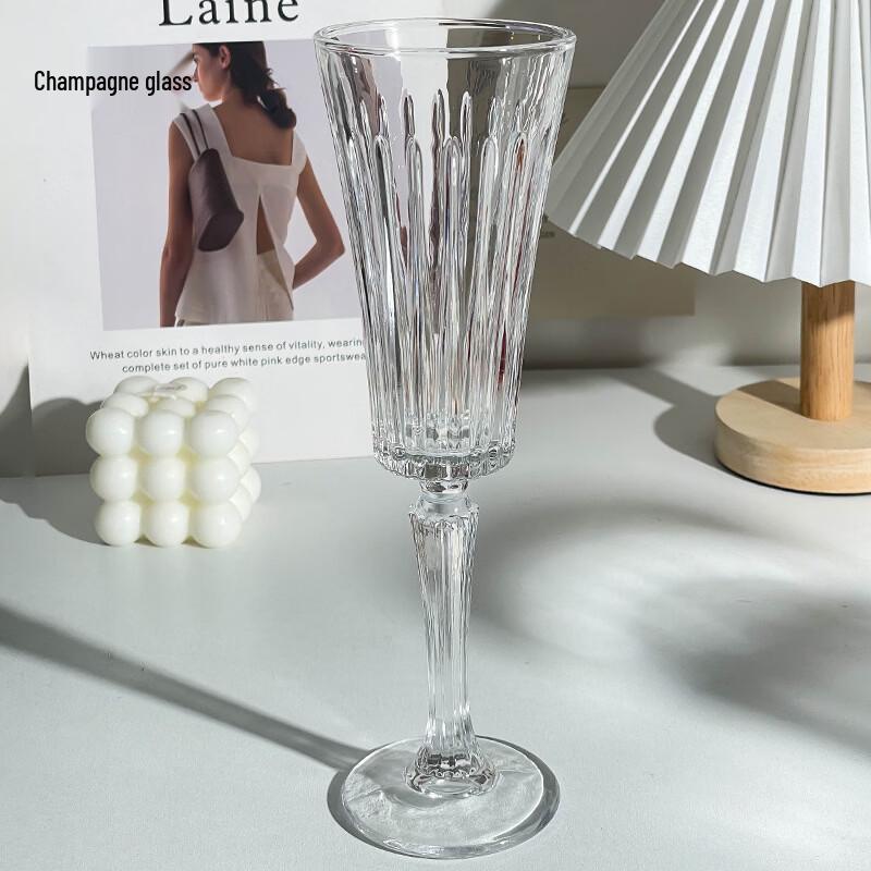 MDNG Stemmed Glass Wine & Champagne Goblet Set