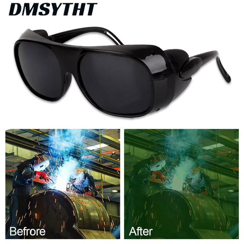 Non-polarized Welding Glasses Auto Darkening Safety Welder Dustproof, Impactproof and Windproof Welding Equipment Protective Accessories