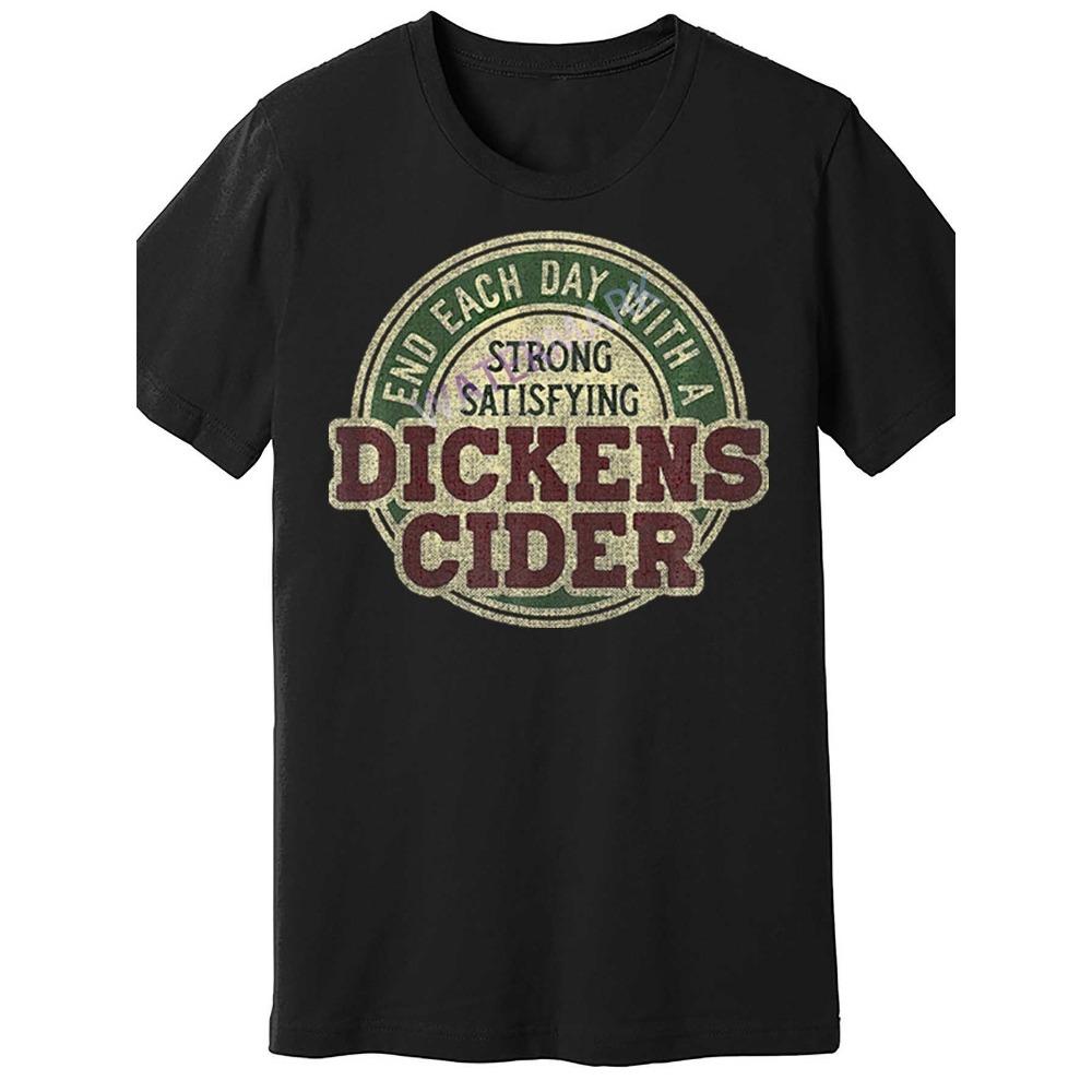 

Vintage Shabby Pattern T-Shirt At the end of every day there is a strong satisfaction of Dickens Apple Juice Printed Casual S