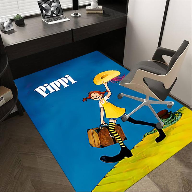 1 шт. Шляпа Пеппи Длинныйчулок Экстра Большой Нескользящий Ковер для Пола, Офис, Семья, Спальня, Студия Большой Ковер для Пола Ковер для Помещений 60cm by 90cm