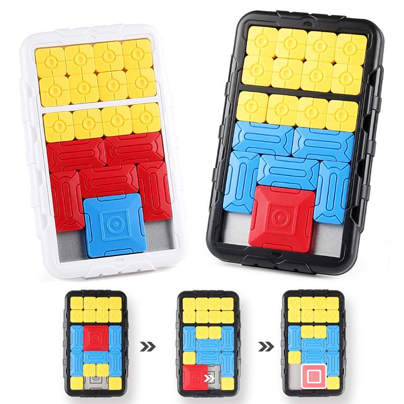 Magnetic Intelligence Challenge Huarongdao Double Edition Battle Puzzle Science And Education Intelligence Sliding Puzzle Ladder Customs Clearance Toy