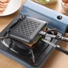 Sandwichmaker, Grill-Sandwich- und Panini-Maker-Pfanne, Antihaftbeschichtete Platten, Sandwichmaker für den Herd, Aluminium-Wendeplatte für die Küche