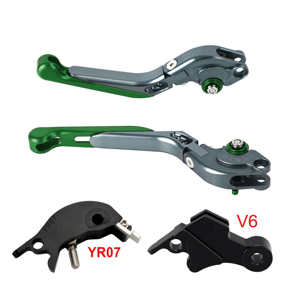 Adjustable Clutch Brake Lever fit for YAMAHA XSR900 XSR900GP MT-09 24-25 Green