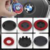 For BMW E84Front Hood Emblem For BMW 50th Anniversary Logo 81mm+Rear Badge 74mm+Wheel Hub Cap 68mm+56mm Steering Wheel Sticker 46mm