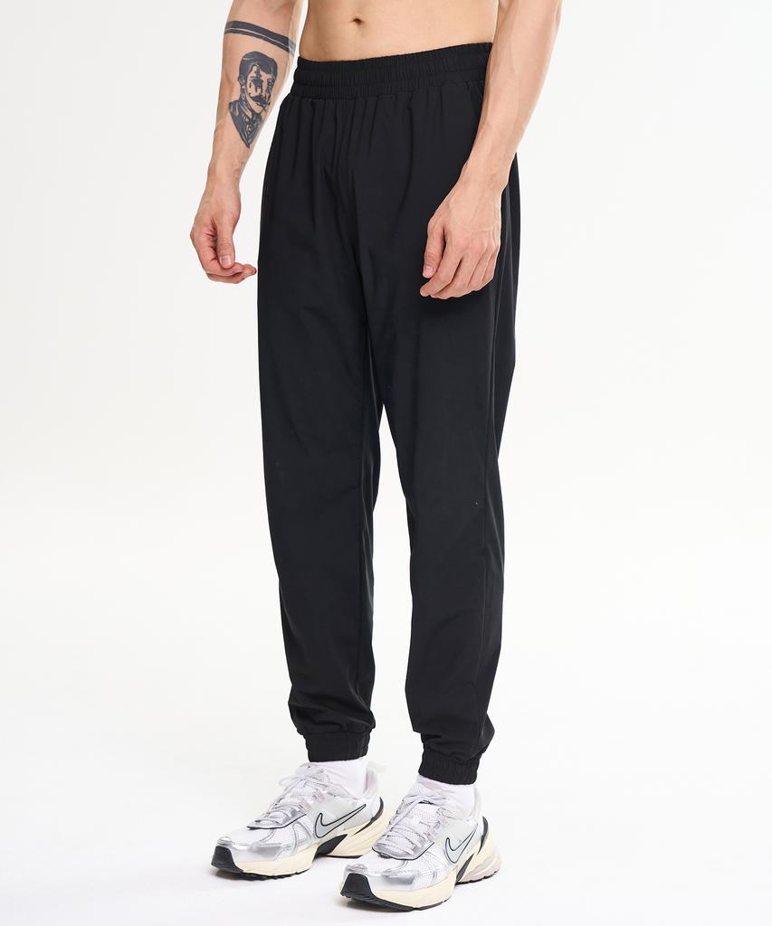Leijibi [Summer 2-Pack] Airlight Stretch Running Sports Pants Unisex Athletic Jogger Pants M (2 Colors)