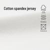 LESS 2026 Summer Casual Round Neck Cotton Blend T-shirt