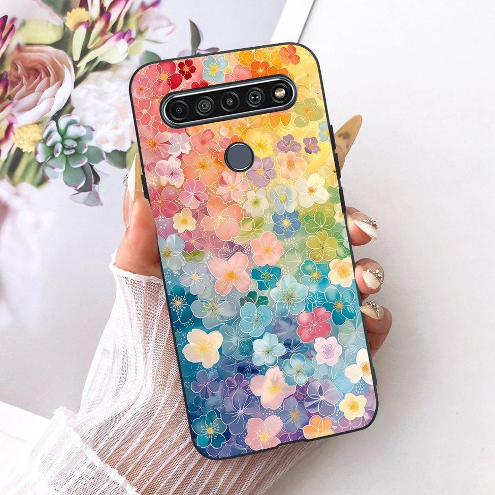 Casing For LG K41S 2020 Cover Silicone Cute Fashion Butterfly Funny Painted Phone Case LM-K410 LMK410EMW LM-K410EMW