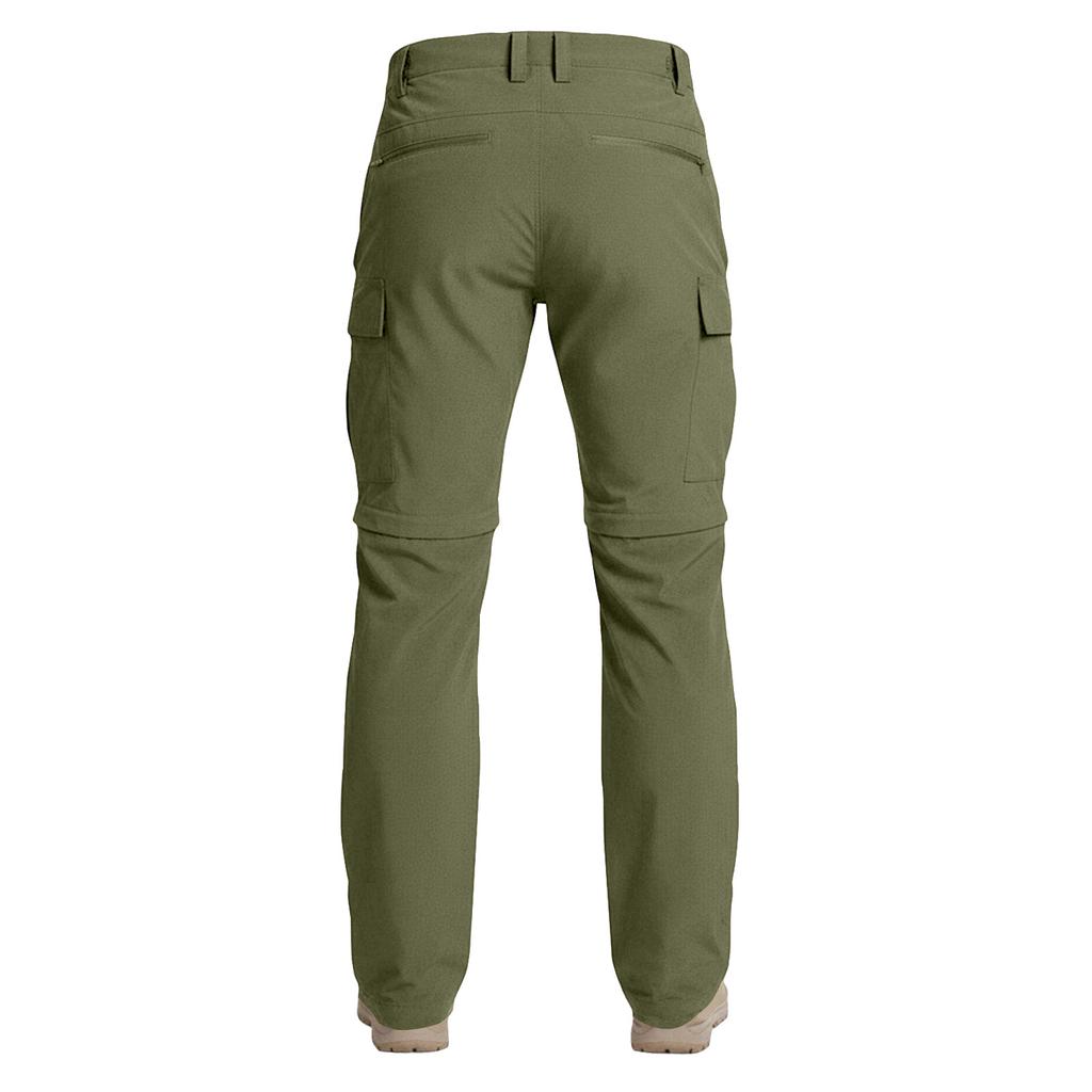 Convertible Cargo Pants for Men Outdoor Lightweight Quick Dry Zip Off Trousers Multi Pocket Design Elastic Waist