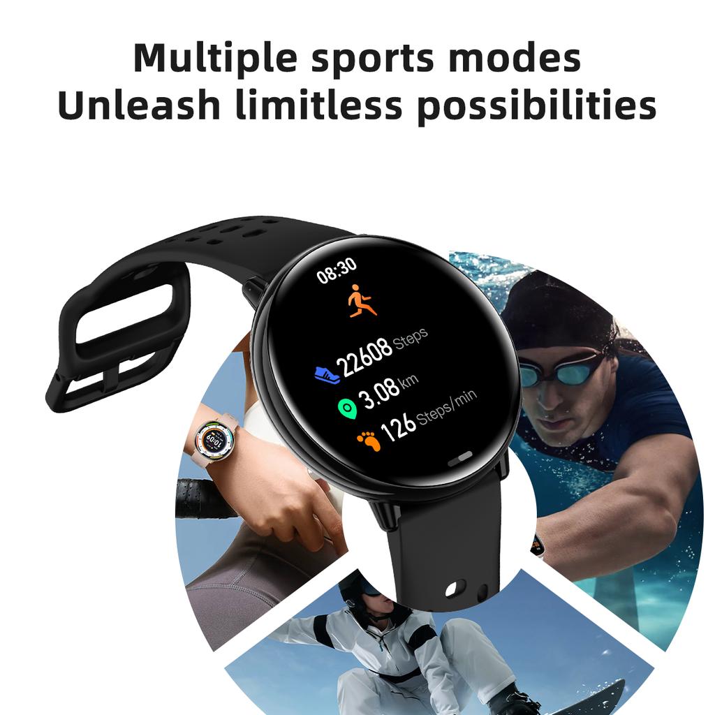 2025 Smartwatch Built-in GPS Motion Trajectory Compass BT Call AI Voice Assistant 1.43" AMOLED For Xiaomi Outdoor Sport Watch Men Women Gift
