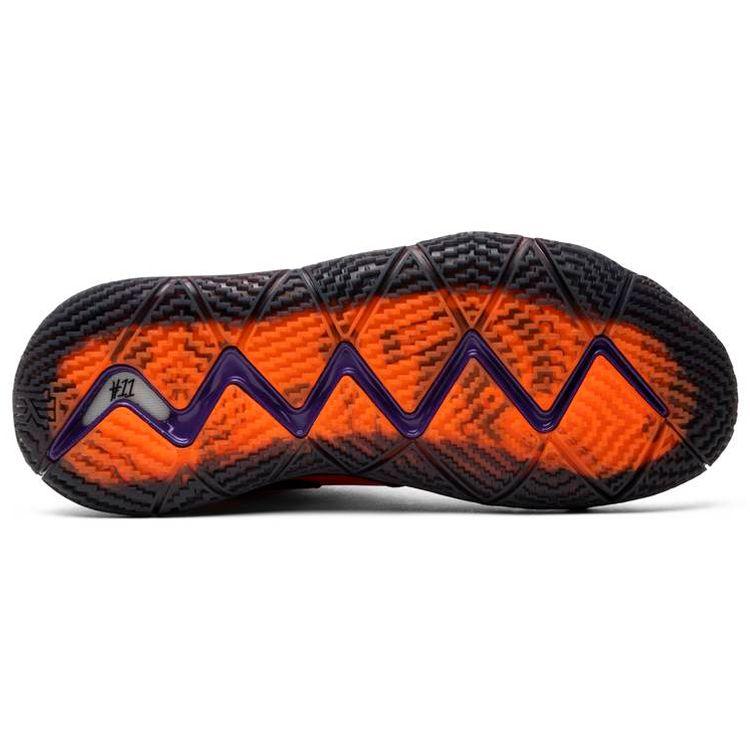 Nike קיירי 4 PE יום המתים נעלי סניקרס לגברים רב-צבעוני כתום-קבוצתי שחור-רב-צבעוני CI0278-800