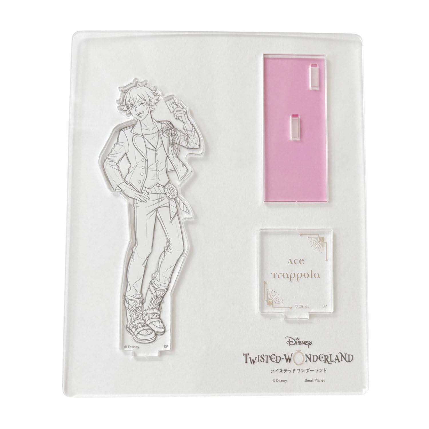 

Маленькая планета Дисней Twisted Wonderland Улыбка Акриловая подставка Эйс Эскизный стиль