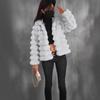 Autumn and winter new imitation fur jacket short female versatile European and American style celebrity ins light luxury style protection