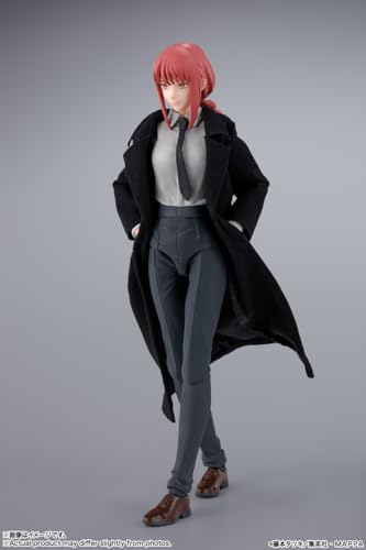 TAMASHII NATIONS S.H.Figuarts Chainsaw Man Makima, approximately 140mm, PVC, ABS, and fabric pre-painted action figure