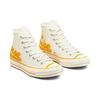 Converse 70. roky Chuck 70 Klasické Trendové Vysoké Plátené Topánky Unisex Tenisky Biela Oranžová A04909C